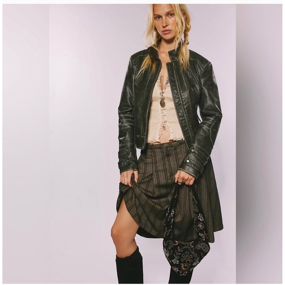 Free People Nashville Nights black velvet embroidered bag new NWT party night - Picture 9 of 11